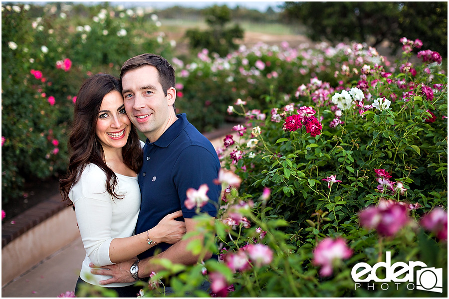 Rose Garden Engagement Session 