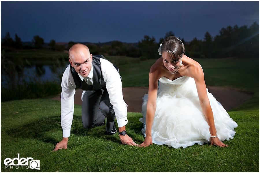 Creative wedding photography at Wedgewood in Fallbrook by Eder Photo