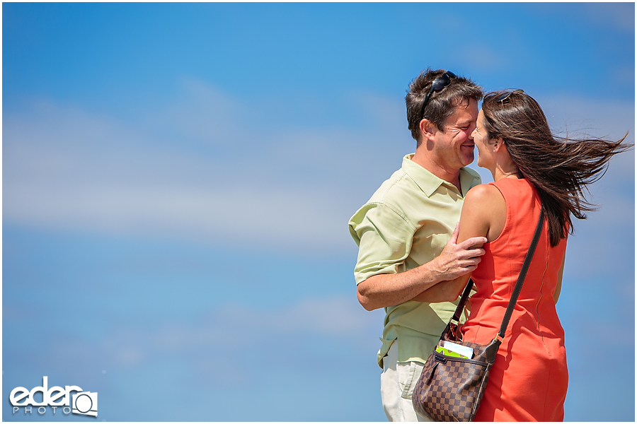 San Diego Beach Wedding Proposal at La Jolla Cove photography by Eder Photo