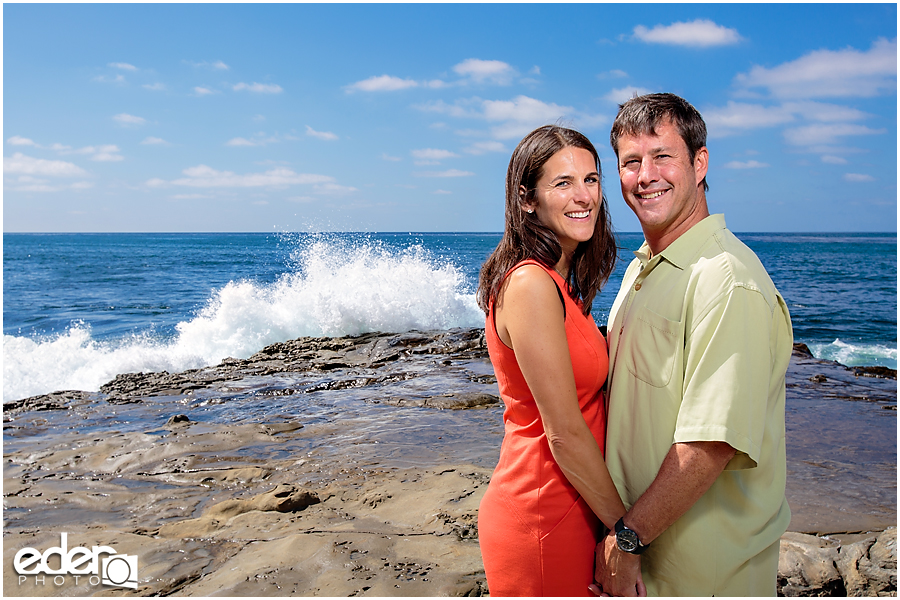 San Diego Beach Wedding Proposal at La Jolla Cove photography by Eder Photo