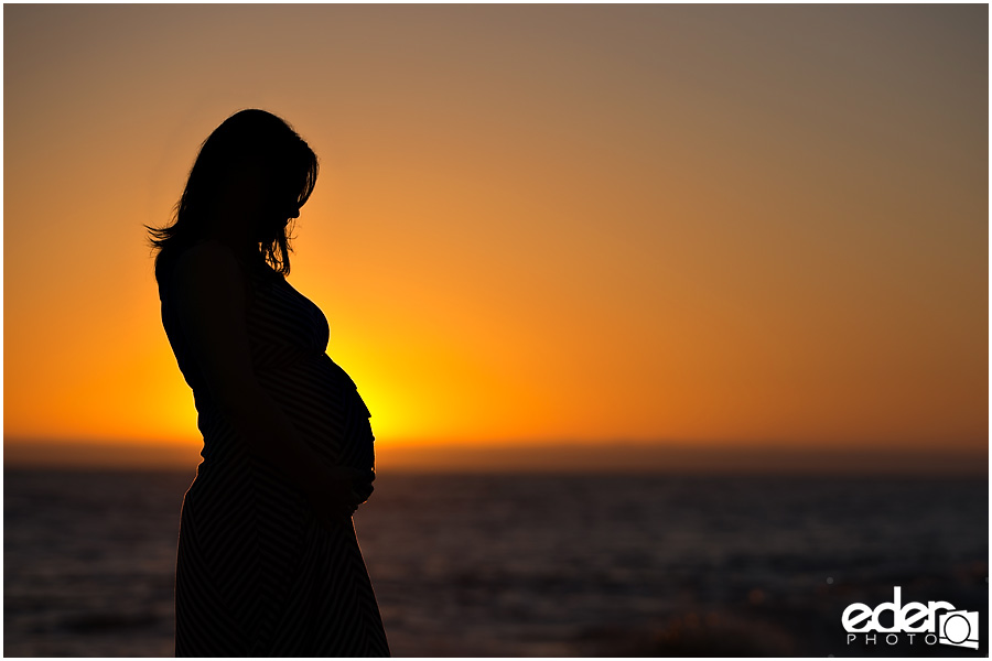 Sunset Maternity Portrait Session