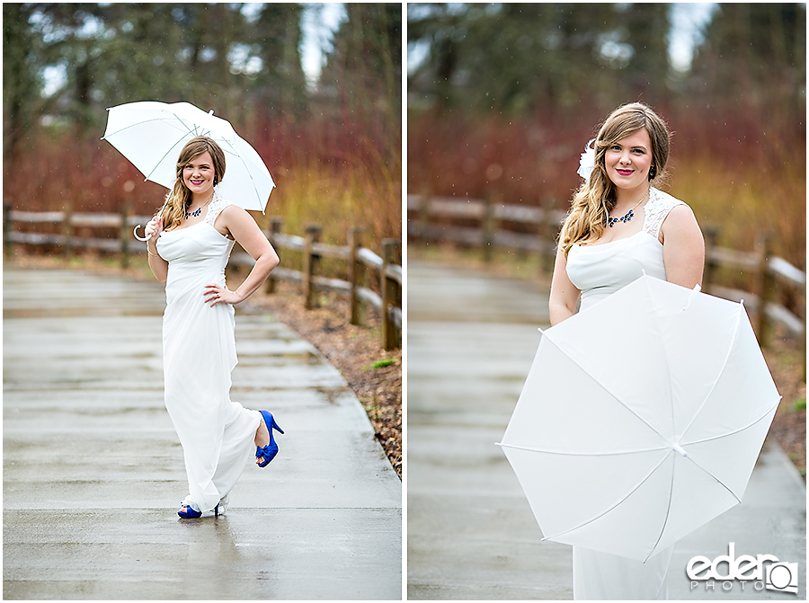 Bride portraits in Tacoma Washington