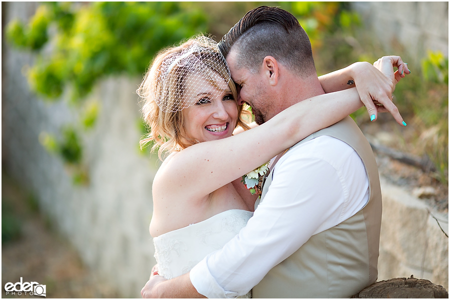 Backyard wedding in San Diego County