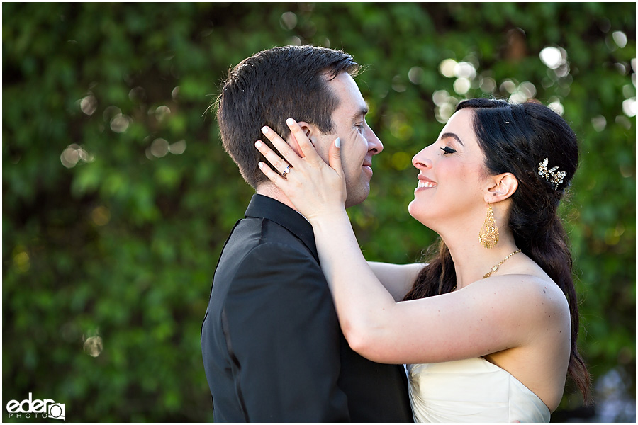 Clubhouse Wedding Bride and Groom