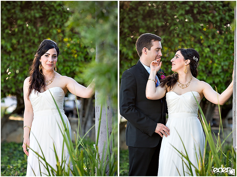 Clubhouse Wedding Bride and Groom