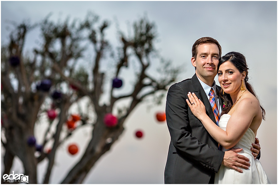 Clubhouse Wedding Bride and Groom Sunset Photos