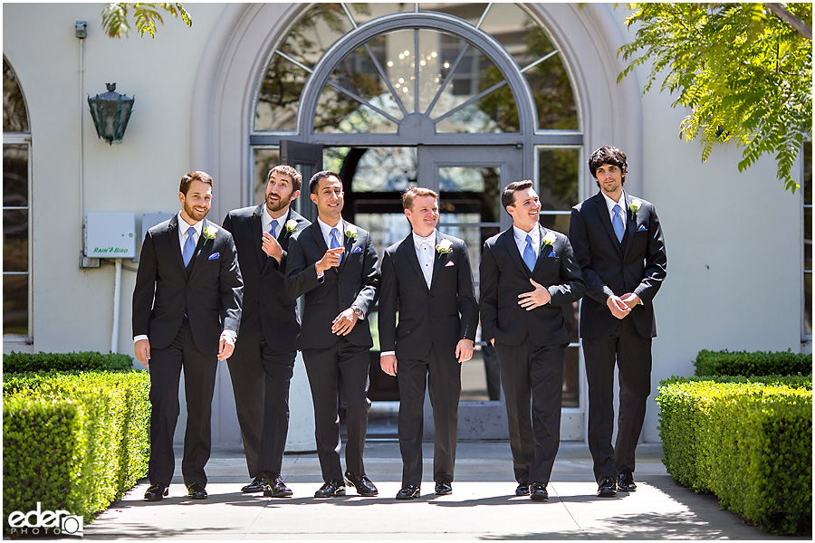 Founders Chapel Wedding Groomsmen