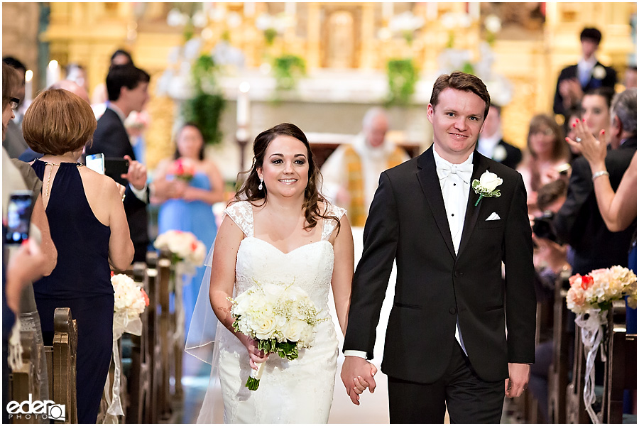 Founders Chapel Wedding recessional