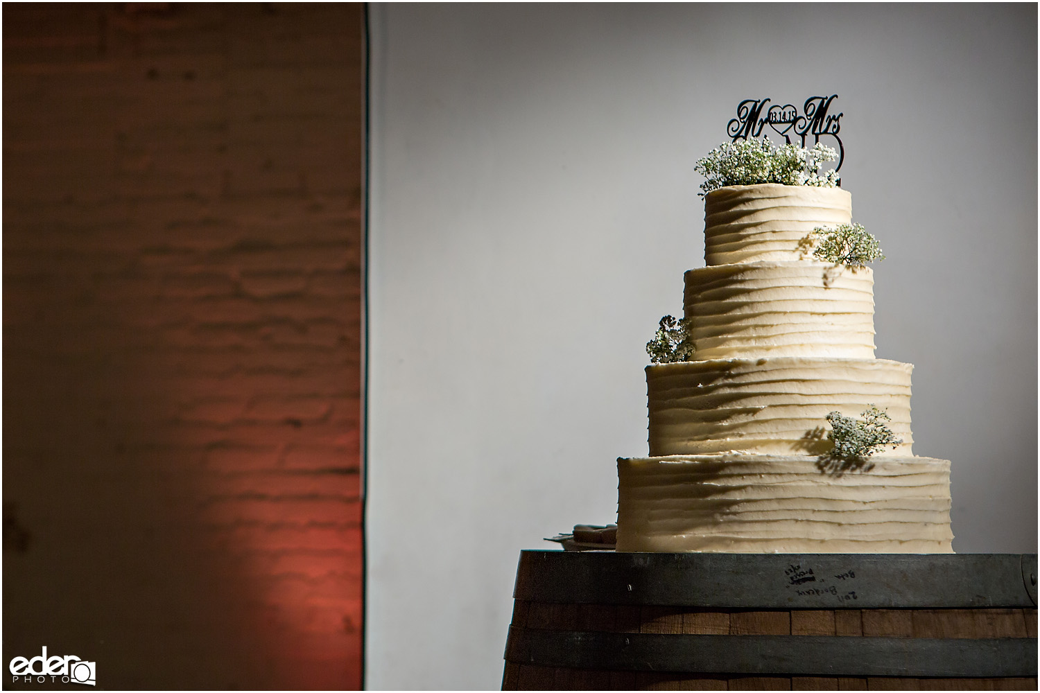 Moniker Warehouse Wedding Cake
