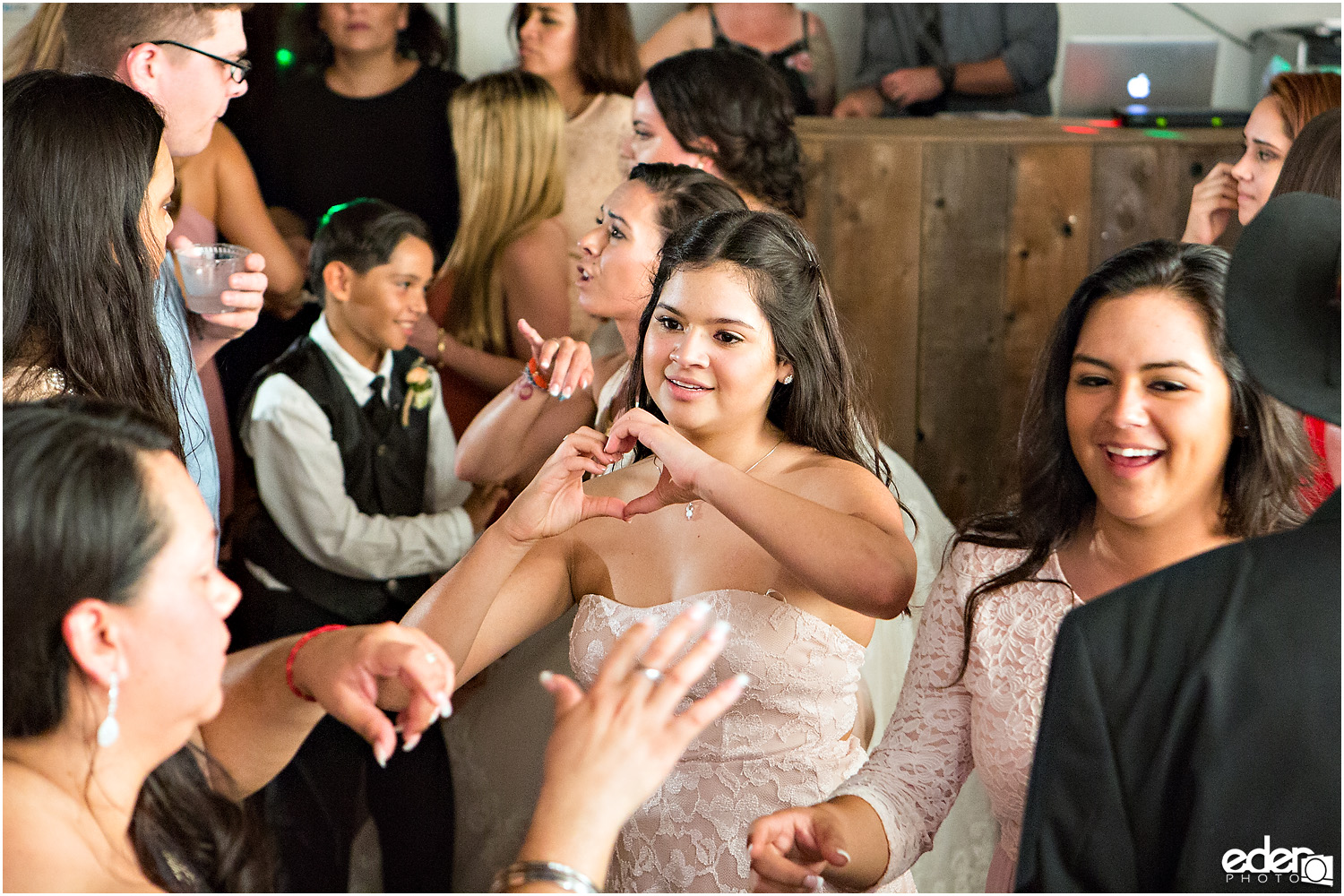 Moniker Warehouse Wedding dancing