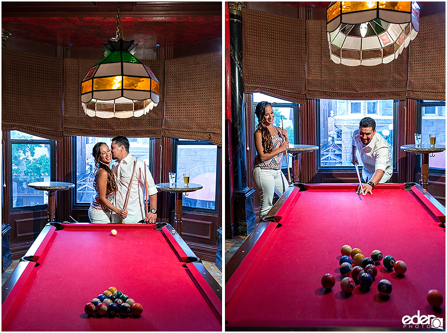 Bar Engagement Session Pool Table