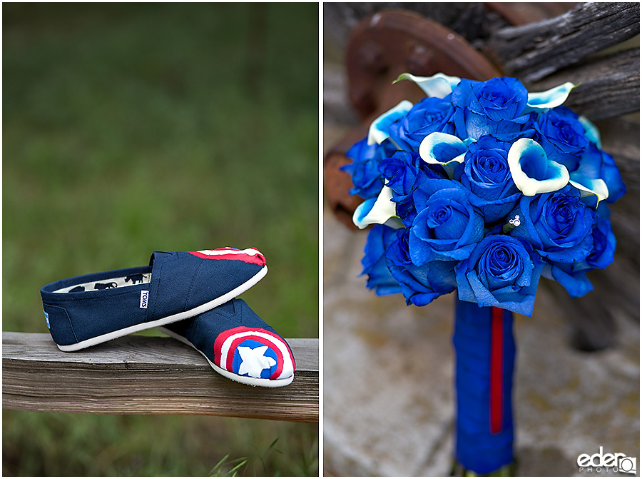 Daley Ranch - Captain America Wedding Shoes 