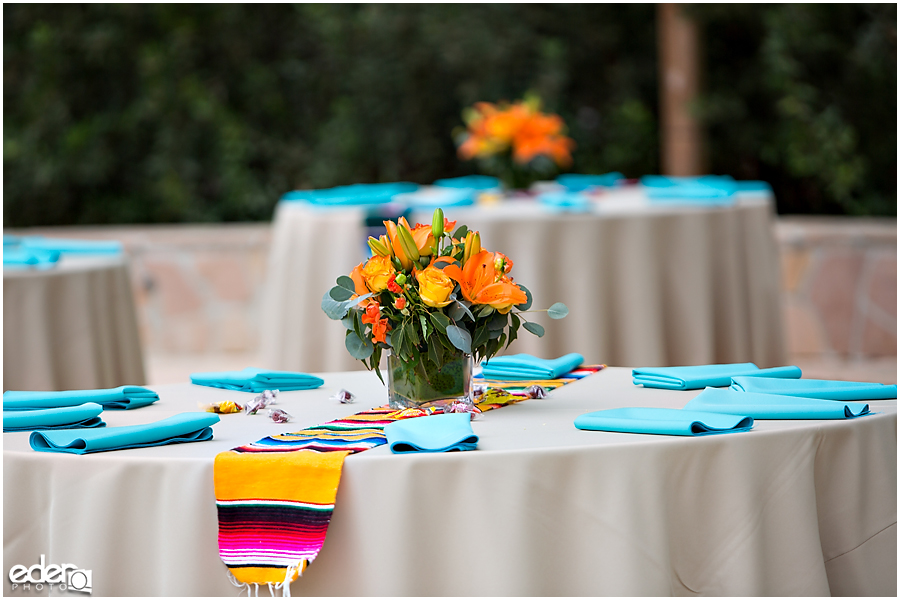 Leo Carillo Ranch Wedding Details - tables