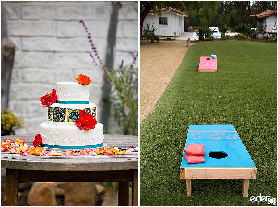 Leo Carillo Ranch Wedding Details -  cake