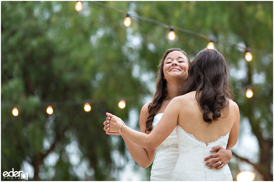 Leo Carillo Ranch Reception -  lesbian wedding