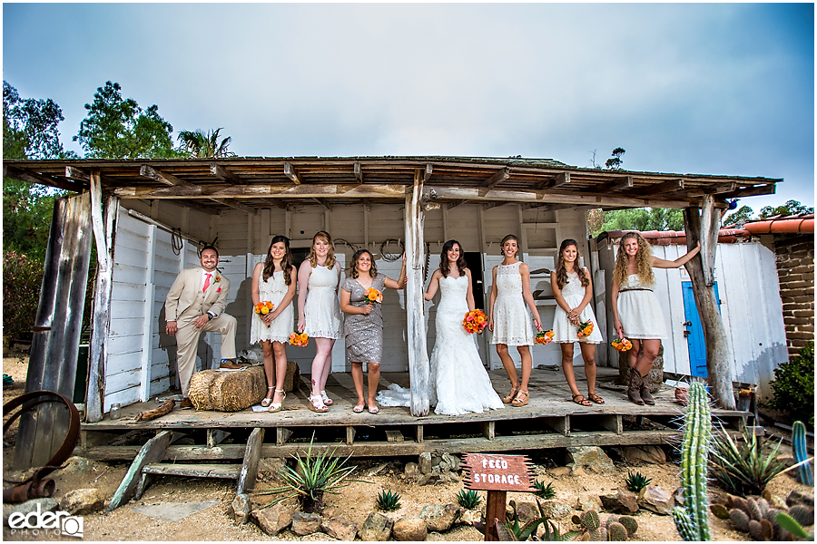 Leo Carillo Ranch Wedding Party  