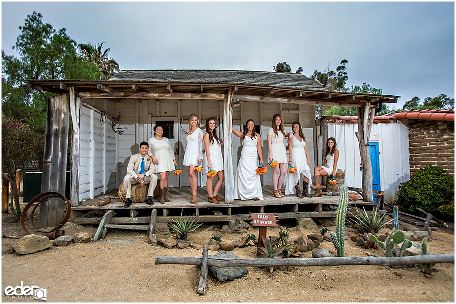 Leo Carillo Ranch Wedding Party  