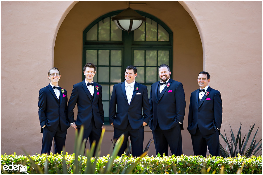 Liberty Station Wedding - groomsmen