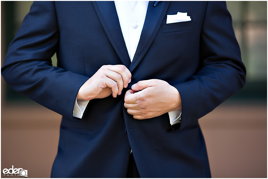 Liberty Station Wedding - groom details