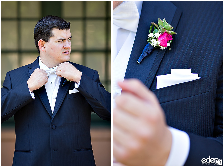 Liberty Station Wedding - groom