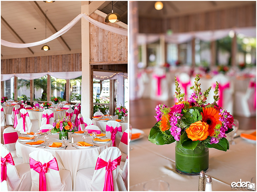 Marina Village Wedding Reception Decor