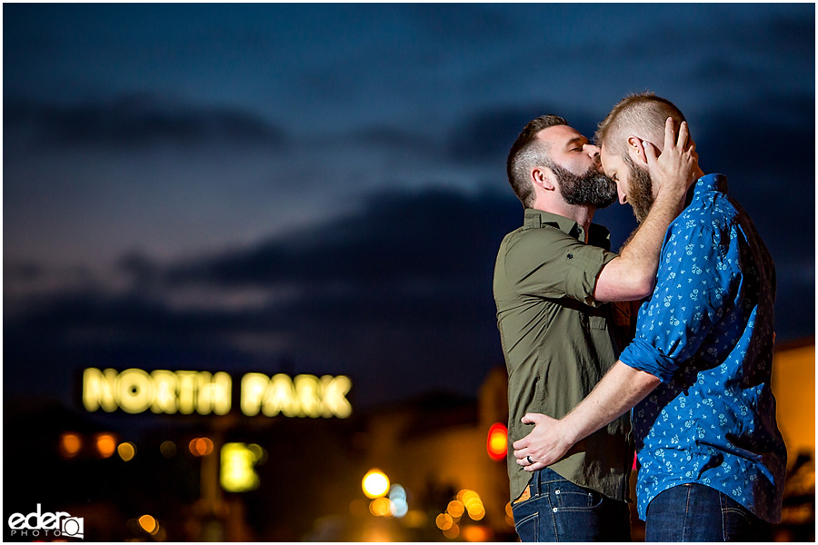 Night time engagement session