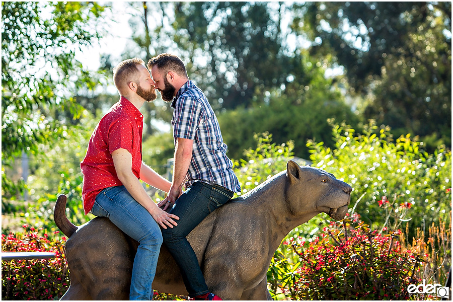 San Diego Zoo Gay Engagement Session