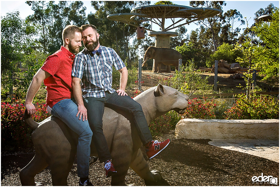 San Diego Zoo engagement session