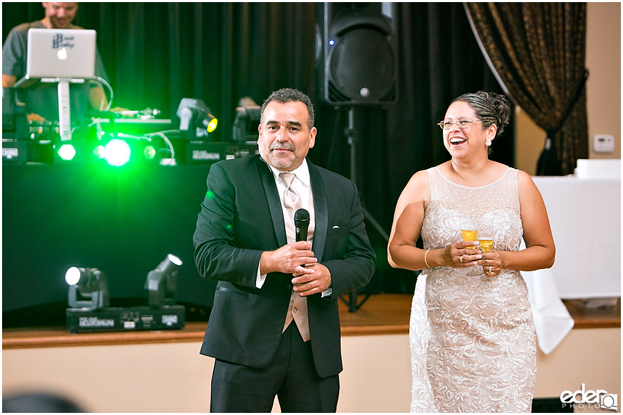 Quinceañera Photography Reception Party toasts