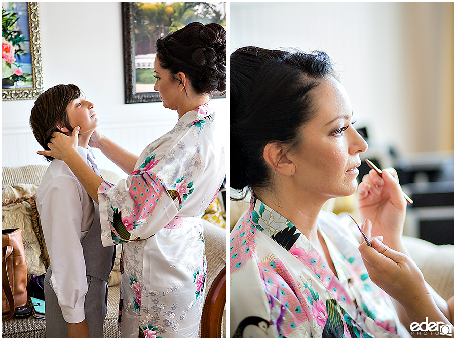 Grand Tradition Wedding - bride prep