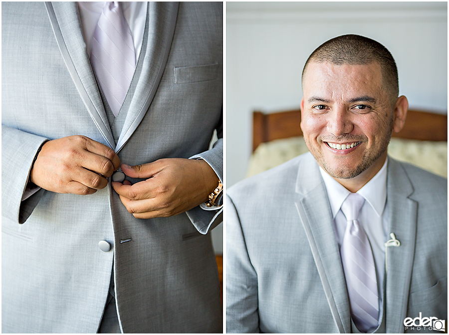 Grand Tradition Wedding - groom prep