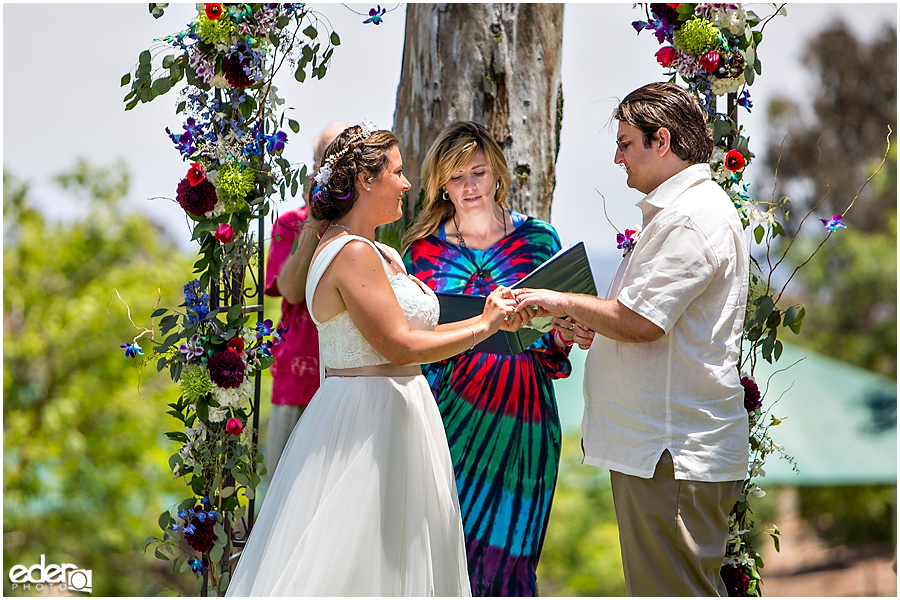 San Dieguito Park Wedding Ceremony 