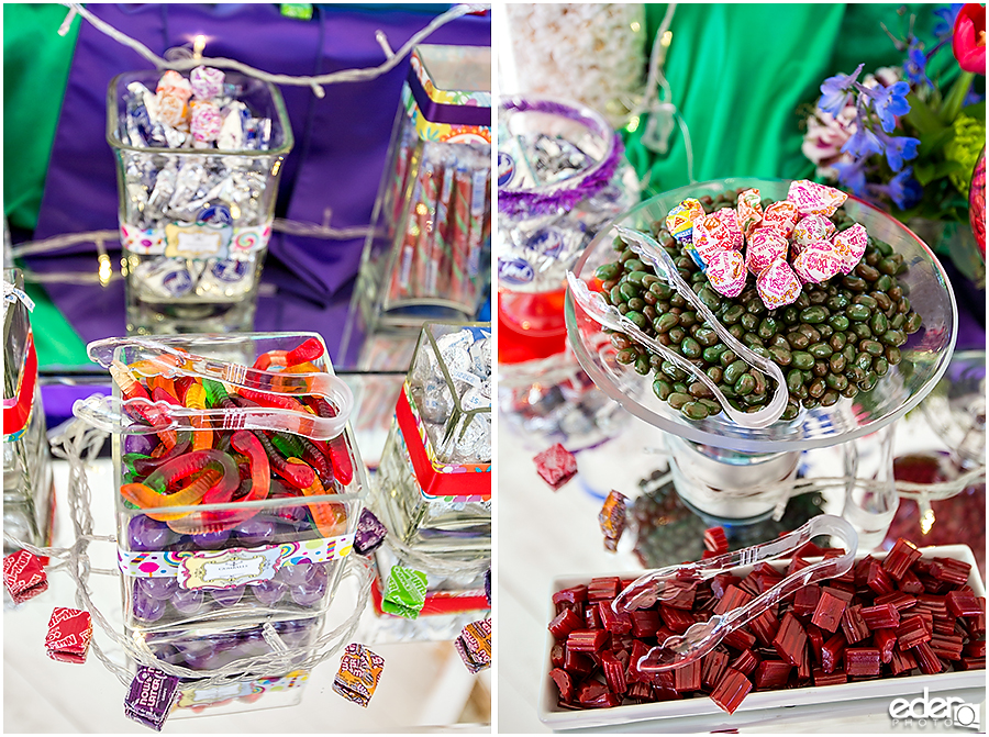 San Dieguito Park Wedding Candy Station