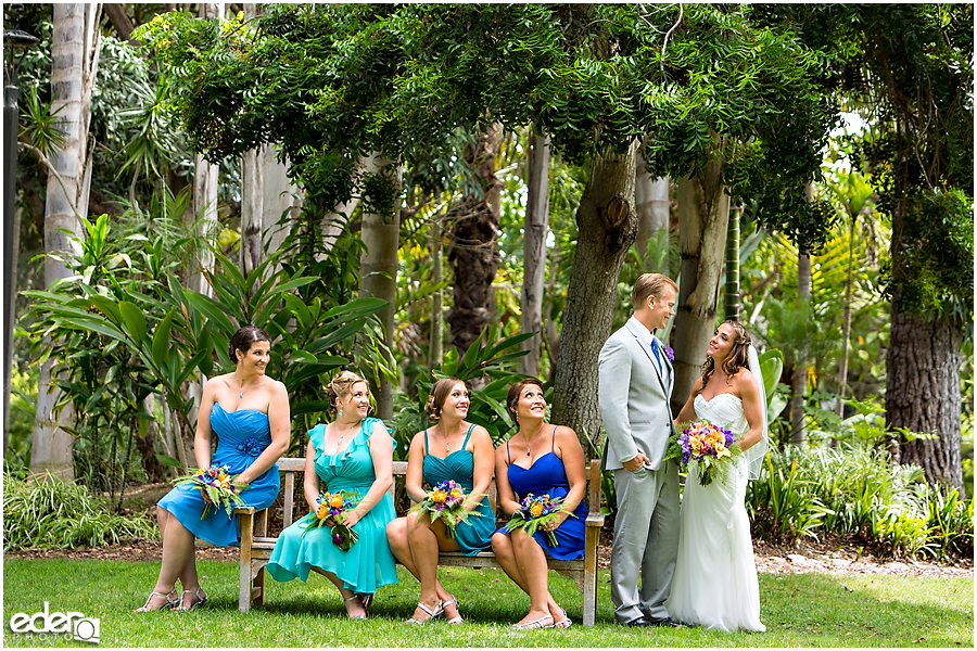 Paradise Point Resort Wedding party photos