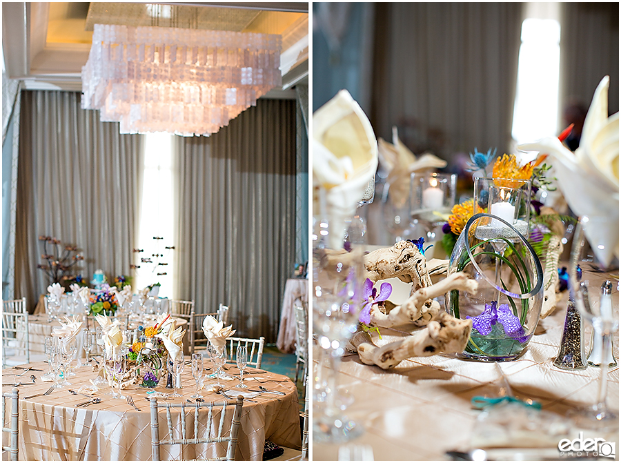 Sunset Ballroom Wedding reception details