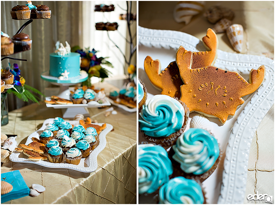 Sunset Ballroom Wedding cupcakes