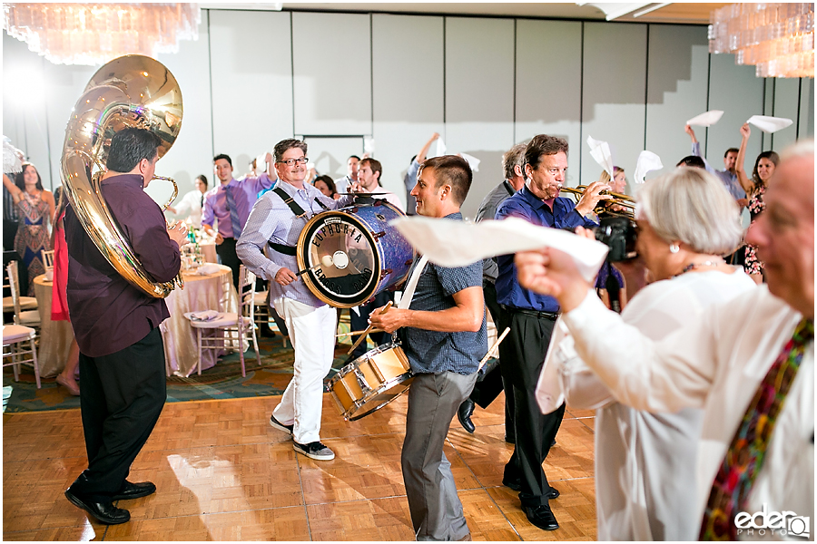 San Diego Wedding Second Line