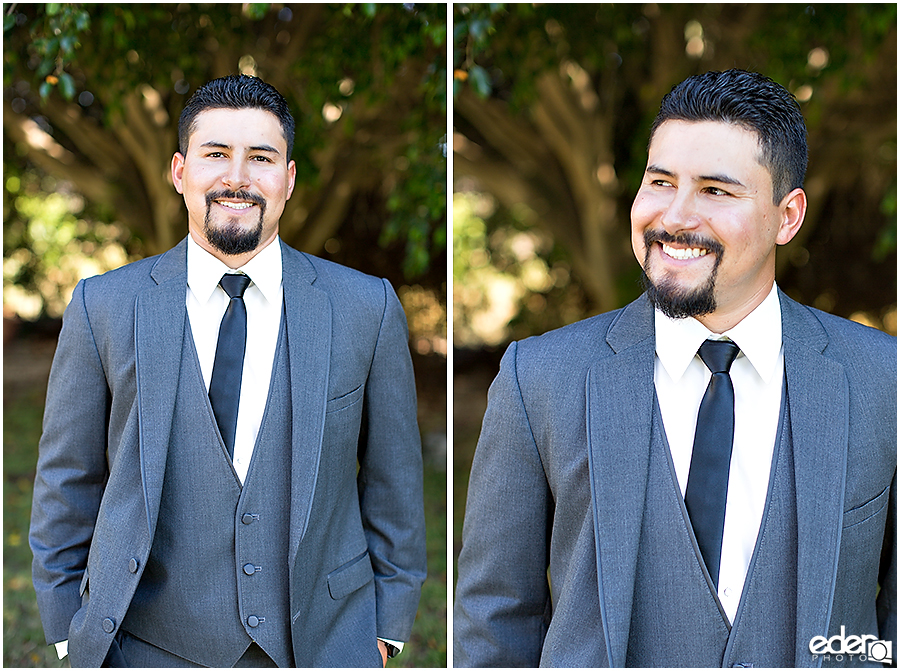 Groom portraits San Diego