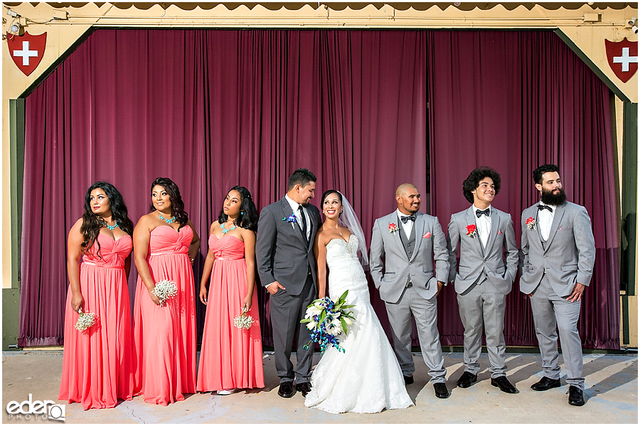 Chula Vista Wedding Bridal Party Portraits