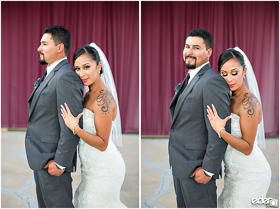 Bride and Groom Portraits in Chula Vista