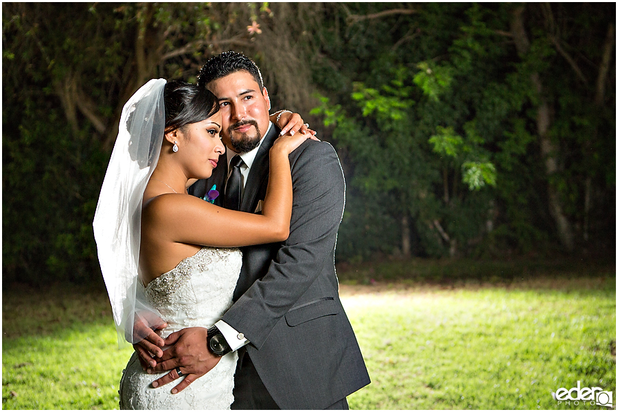 Wedding photos at night