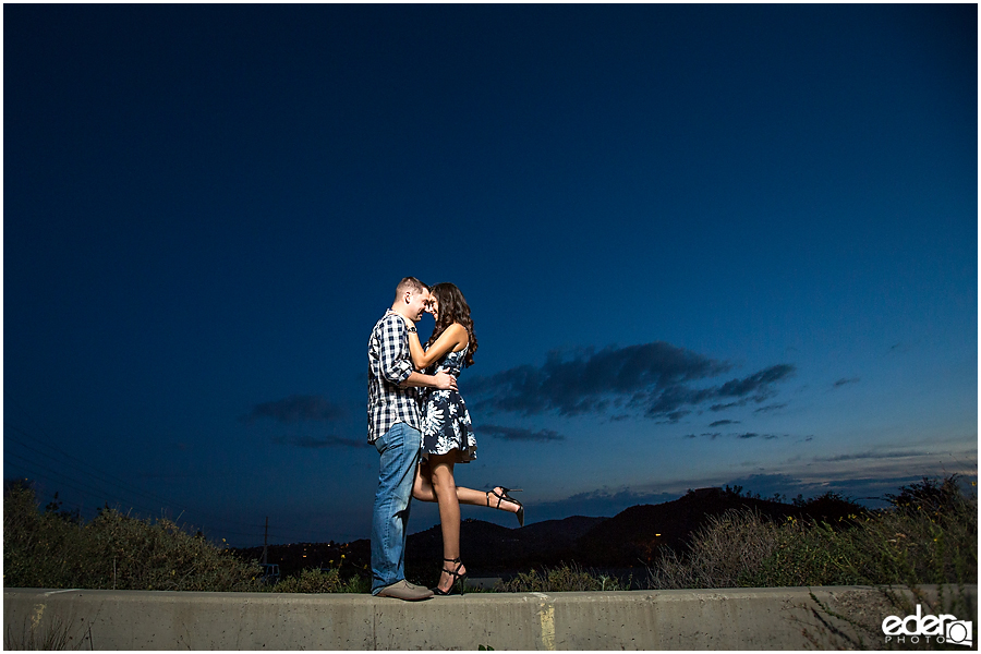 Engagement Session at twilight