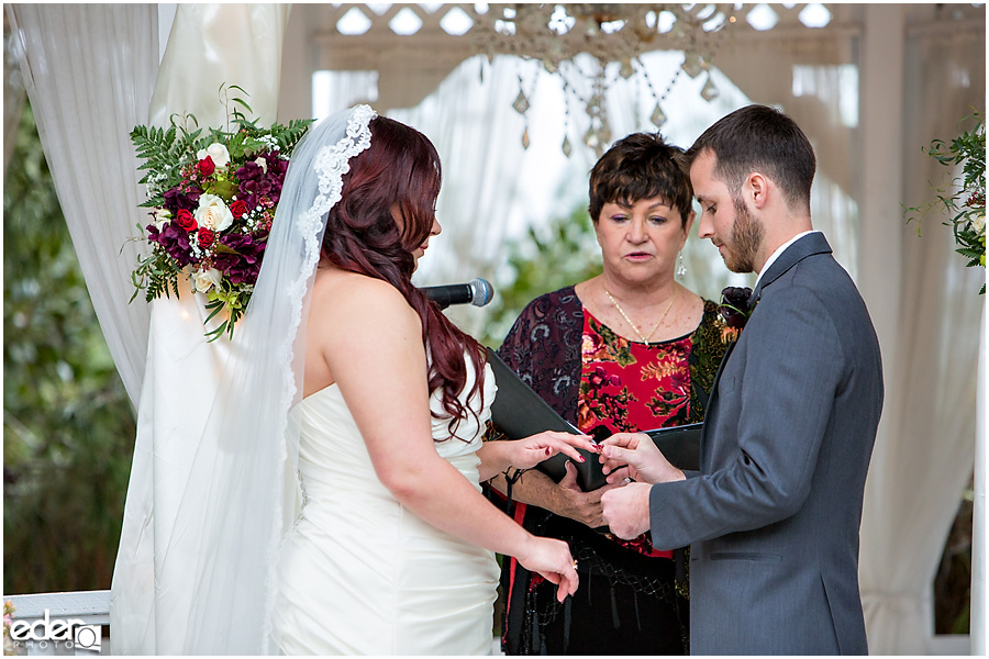 Green Gables Wedding Ceremony - rings