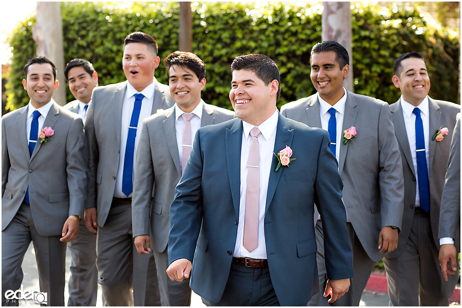 Groomsmen at Marina Village a Mission Bay wedding venue.