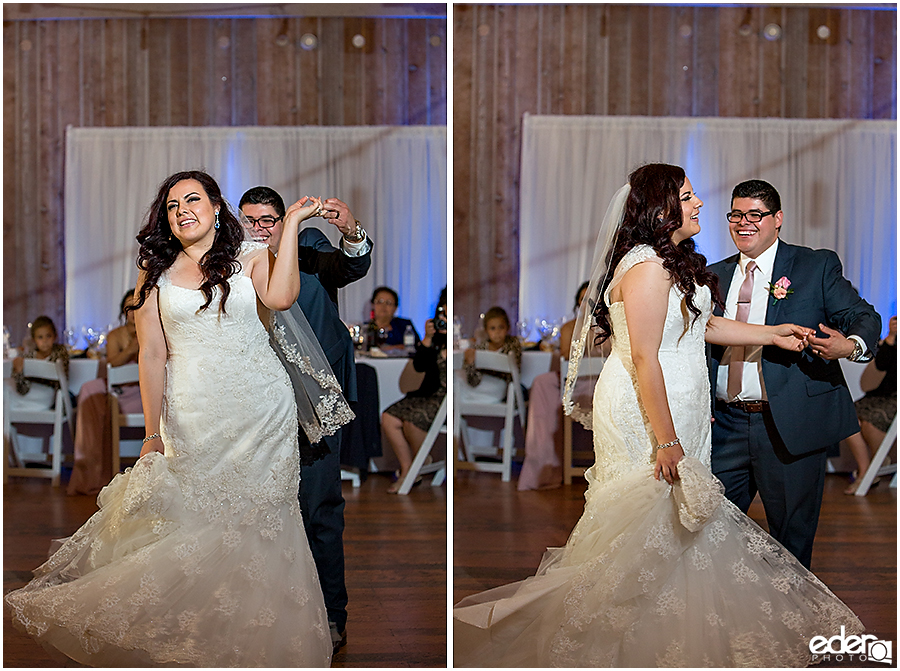 First Dance at Marina Village Wedding venue