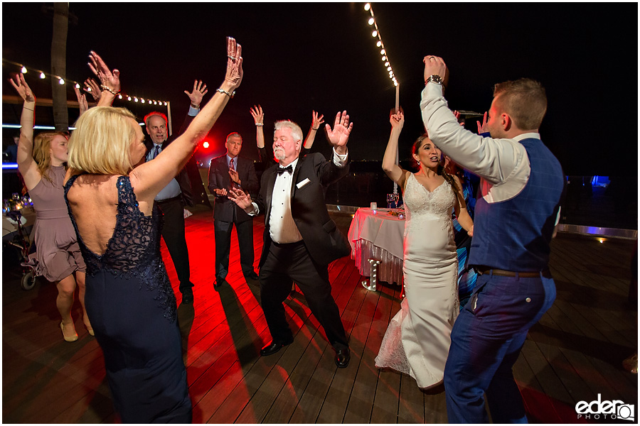 Point Loma Base Wedding Reception Dancing