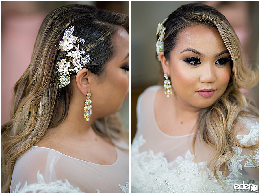 Bridal makeup at Green Gables Wedding Estate