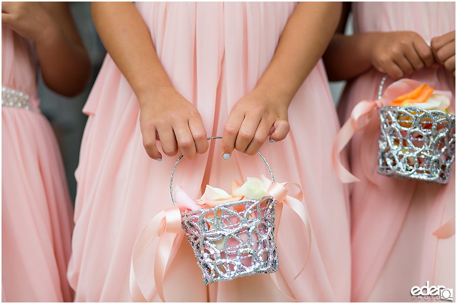 flower girls at Green Gables Wedding Estate