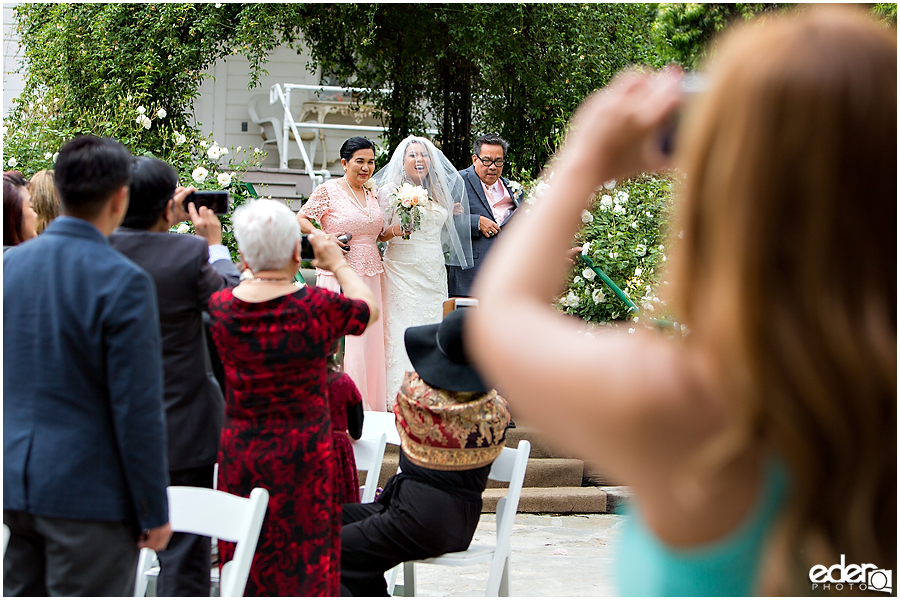 Processional at Green Gables Wedding Estate