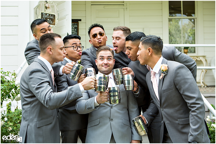 Groomsmen at Green Gables Wedding Estate